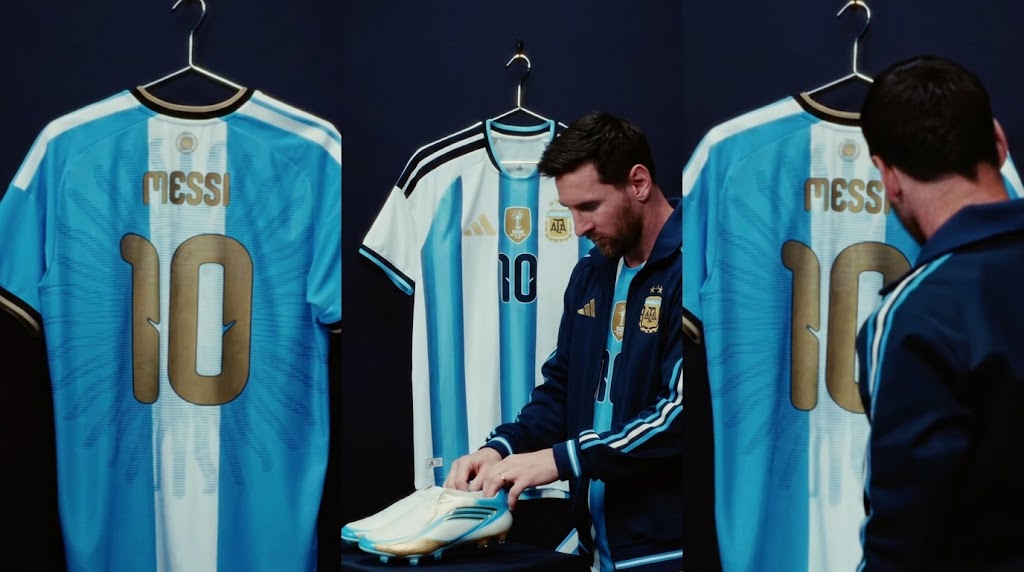Messi mostró la camiseta que usará en su despedida de la Selección Argentina