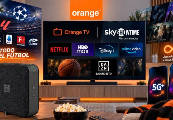 Orange tiene más de una oferta especial en septiembre para tener fibra, ver fútbol y sus canales de TV con descuento, pero no para todos los clientes