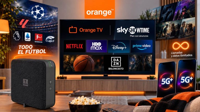 Orange tiene más de una oferta especial en septiembre para tener fibra, ver fútbol y sus canales de TV con descuento, pero no para todos los clientes