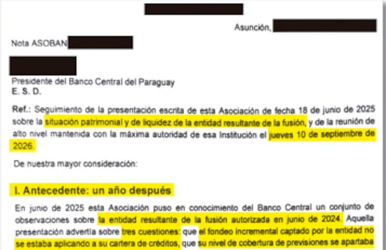 Reclaman a Peña y BCP vigilar fondos públicos y solvencia de un banco