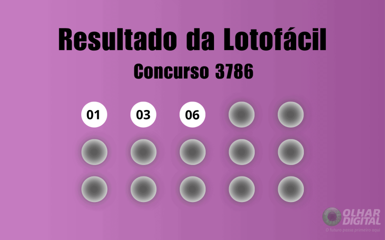 Resultado da Lotofácil de hoje: veja números e ganhadores do concurso 3786 (terça, 22/09)