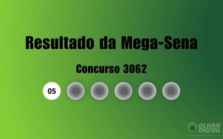 Resultado da Mega-Sena de hoje: veja números e ganhadores do concurso 3062 (quarta, 23/09)