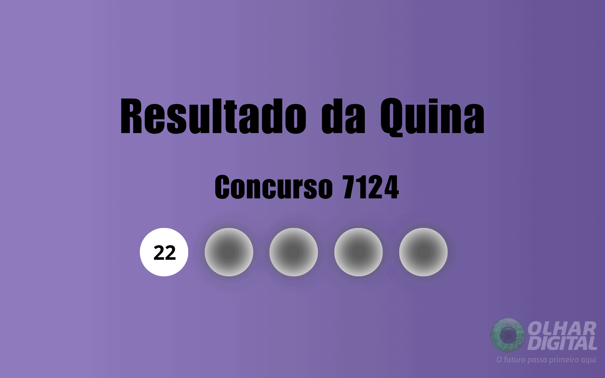 Resultado da Quina de hoje: veja números e ganhadores do concurso 7124 (terça, 22/09) Resultado da Quina de hoje: veja números e ganhadores do concurso 7124 (terça, 22/09)