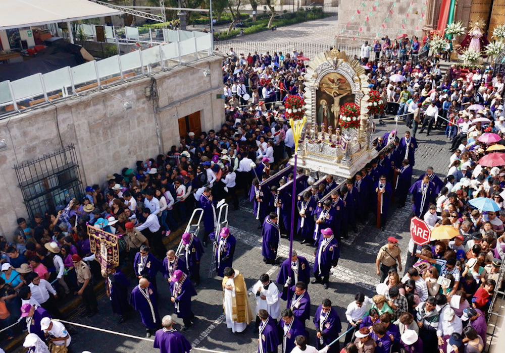Señor de los Milagros sale en procesión el 1 de octubre Señor de los Milagros sale en procesión el 1 de octubre