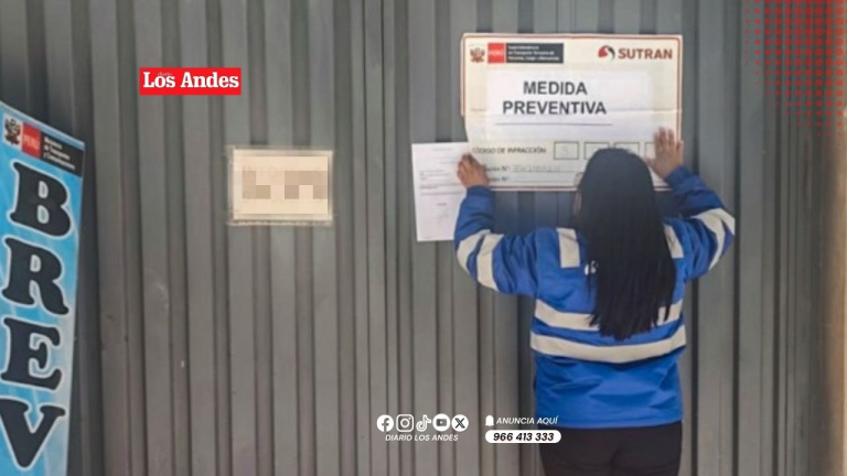Sutran cierra temporalmente centro médico que evalúa a postulantes a licencia de conducir en Juliaca