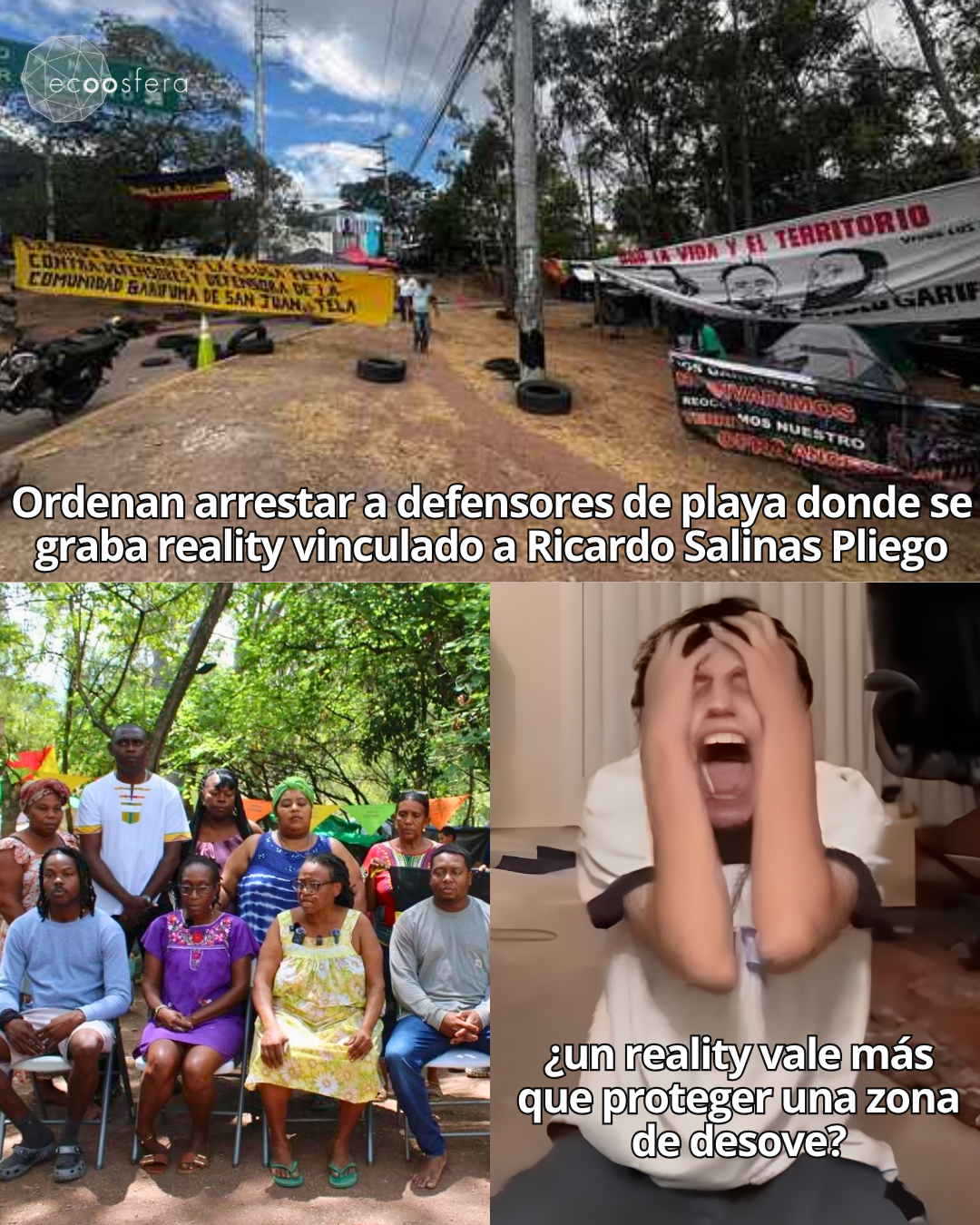 Un reality show manda 120 policías contra la comunidad garífuna de Honduras Un reality show manda 120 policías contra la comunidad garífuna de Honduras
