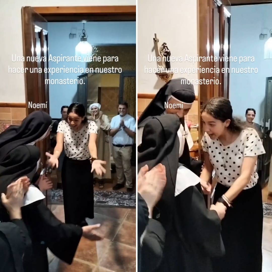 ¡Una alegría que toca el corazón! Así reaccionó una joven al ingresar al monasterio por unos días ¡Una alegría que toca el corazón! Así reaccionó una joven al ingresar al monasterio por unos días