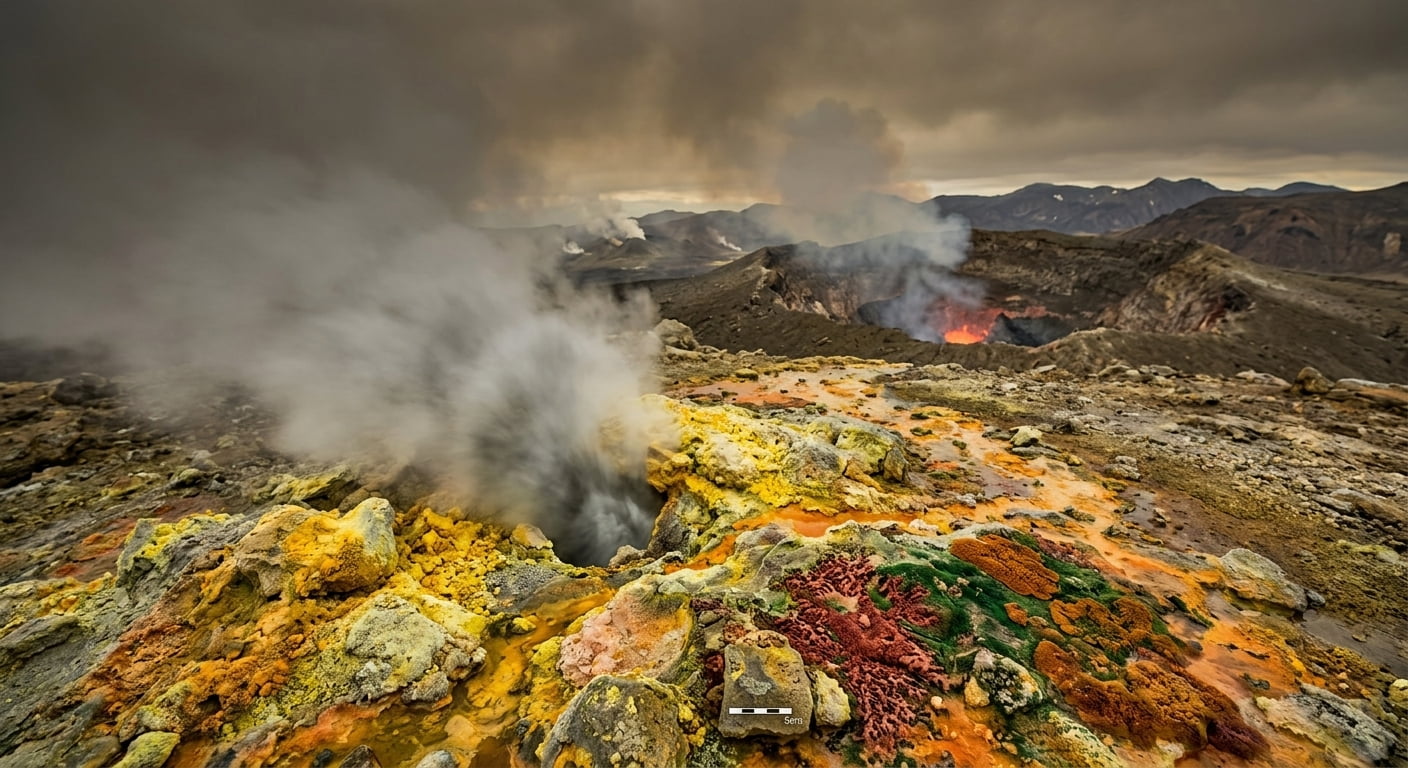 Vida al rojo vivo: los seres que habitan dentro de los volcanes
