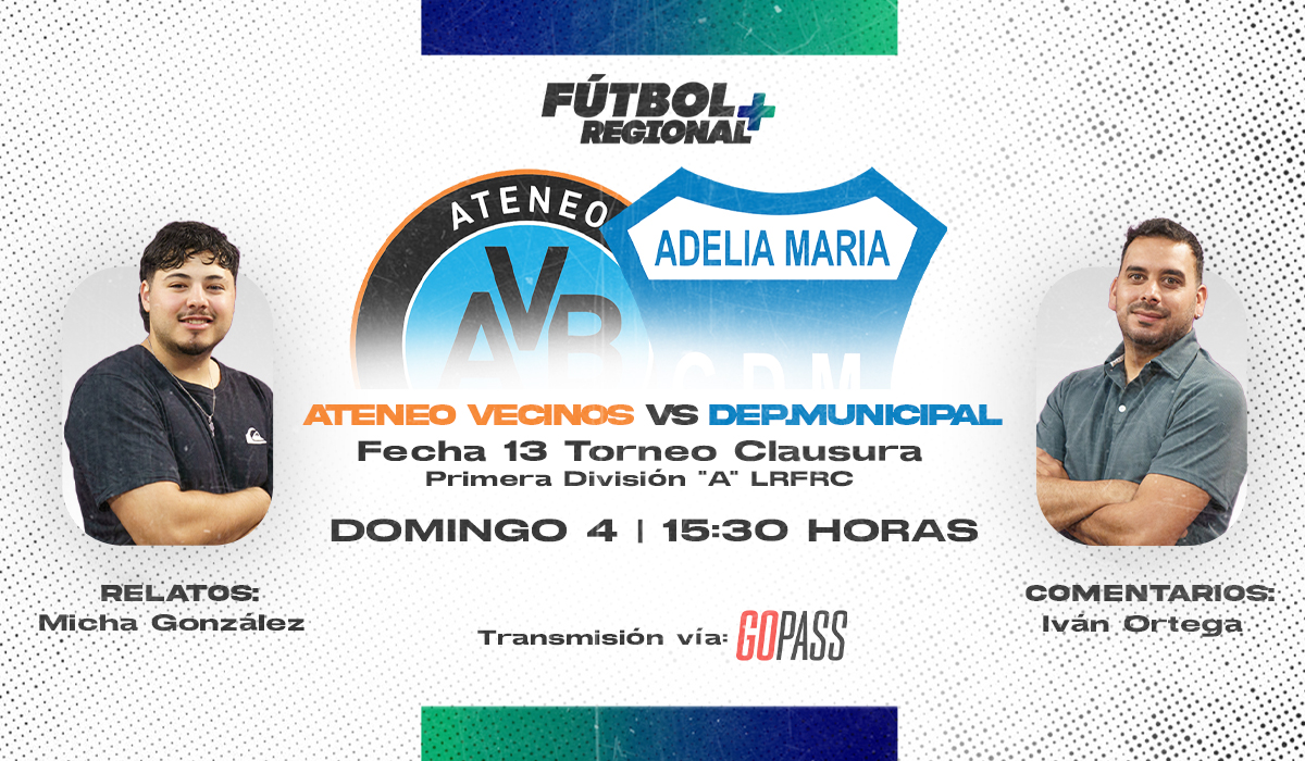 Fútbol Regional Plus llega a General Cabrera con un duelo clave por la punta