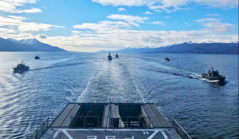 La ARA “Intrépida” regresó a Ushuaia tras su mantenimiento