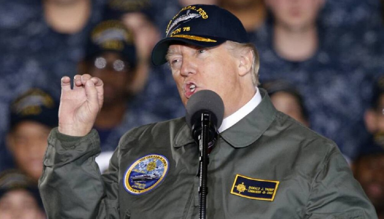 Trump no descarta construir una base militar en Venezuela Trump no descarta construir una base militar en Venezuela